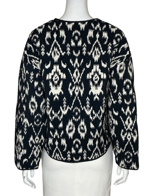 Chaqueta Zara Estampado Negro - Talla XS
