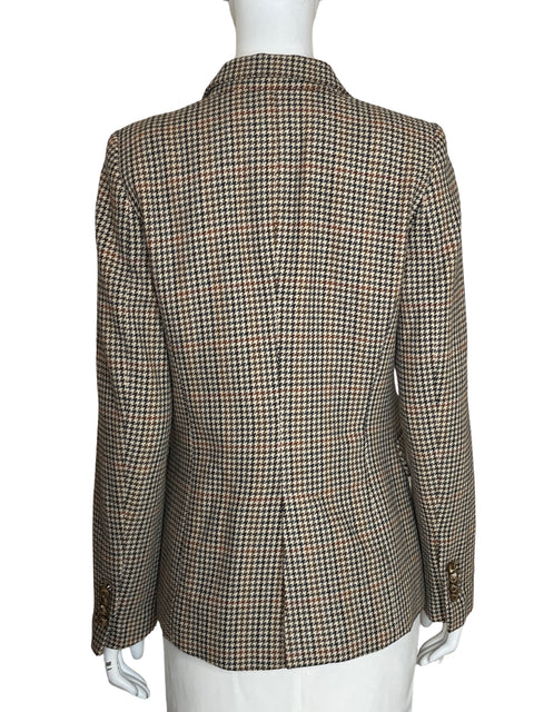 Blazer Zara Estampado Pata de gallo Beige - Talla S