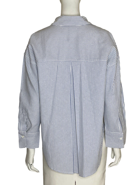 Camisa Zara Rayas Azul - Talla XS