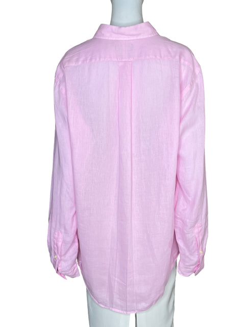Camisa Ralph Lauren Oversize Rosado - Talla L