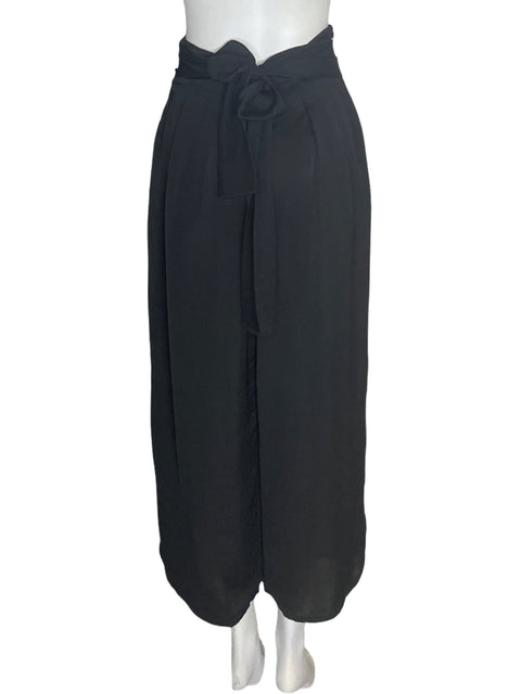 Pantalón Awada Recto Fajon Negro - Talla 0