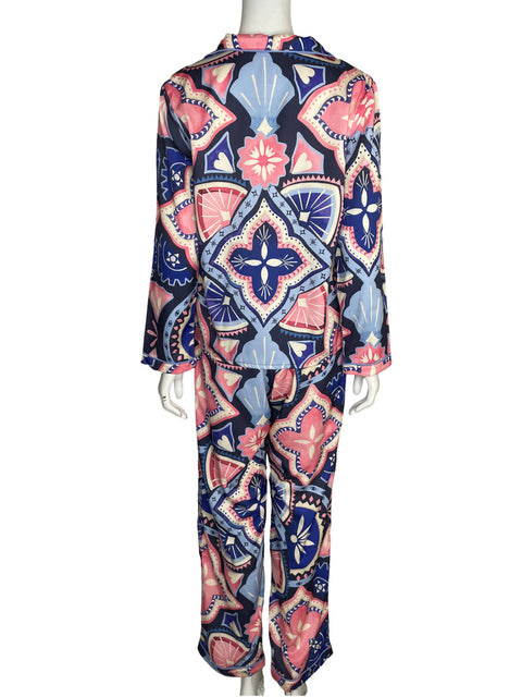 Conjunto Mompossina Swimwear Estampado Azul - Talla S