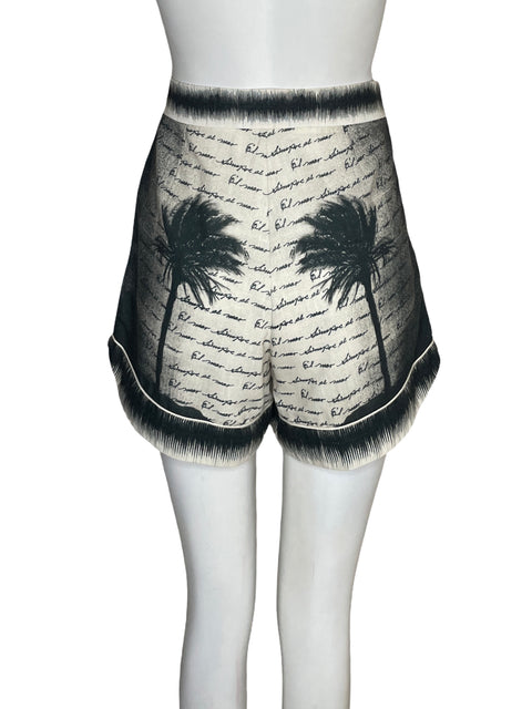Short Mayorga Mini Estampado Negro - Talla S