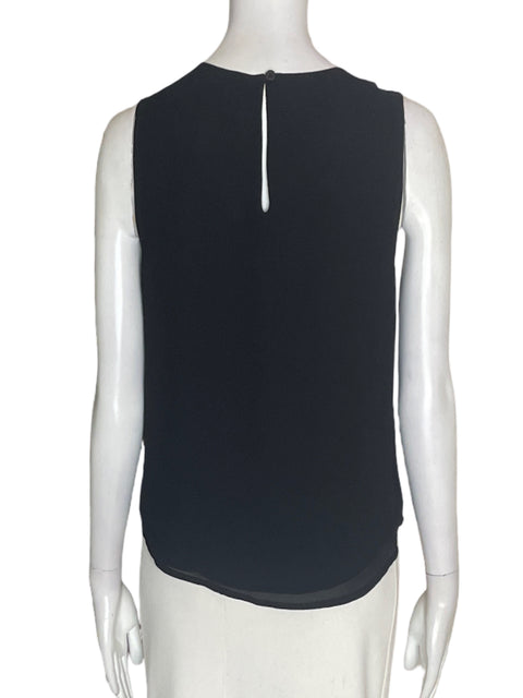 Blusa Naked Zebra Sin mangas Lentejuelas Negro - Talla S