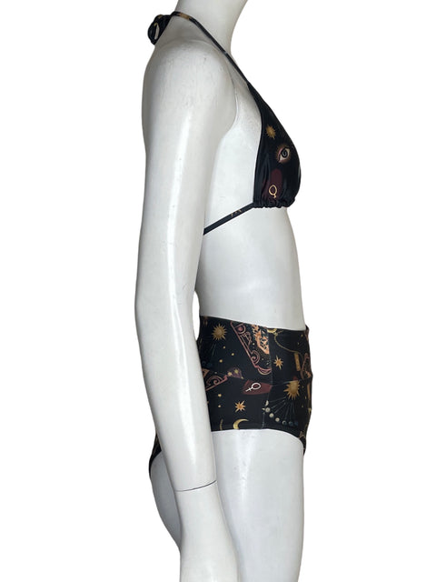 Conjunto Mompossina Set de 3 piezas Estampado Negro - Talla M