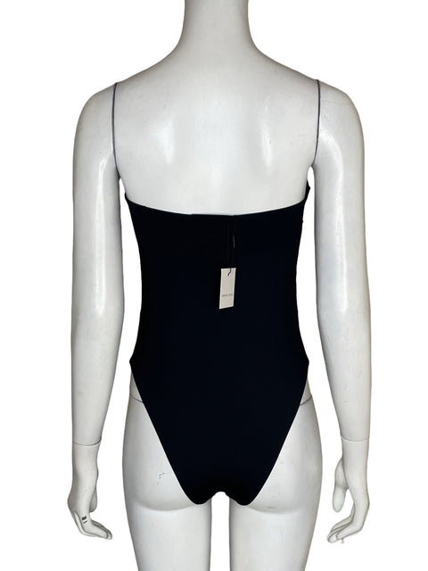 Vestido De Baño Zara Strapless Negro - Talla XS