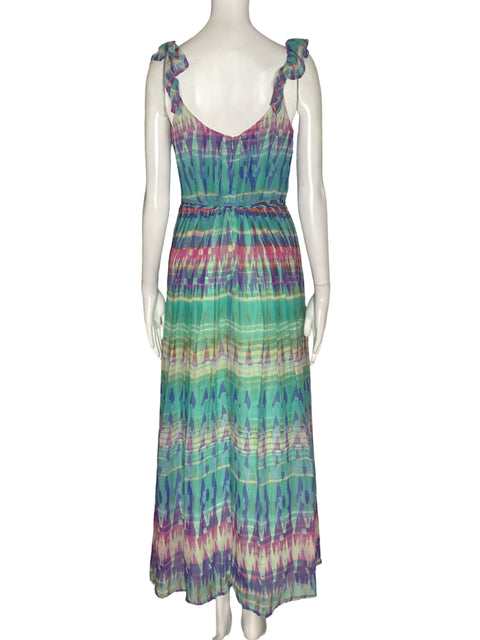 Vestido Charlie Jade Tiras Cordon Verde - Talla XS