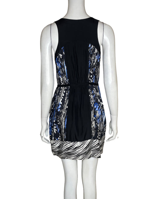 Vestido Armani Exchange Zipper Estampado Negro - Talla 2