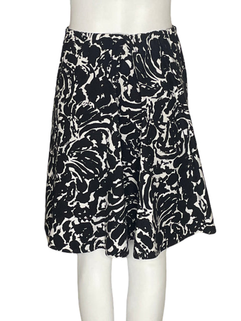 Falda Carlos Mora Estampado Midi Negro - Talla S