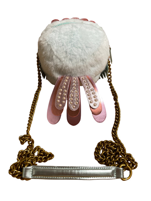 Cartera Kurt Geiger Pom Pom Eagle Crossbody Bag Azul - Talla U