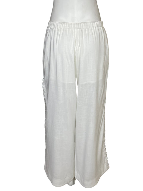 Pantalón Lalavon de Viscosa Wide-leg Blanco - Talla L