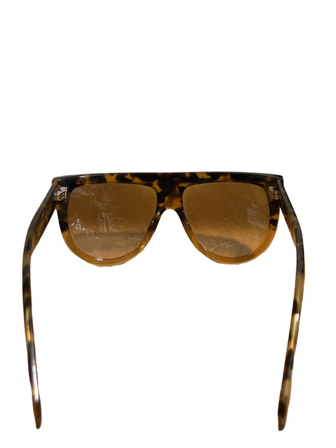 Lente Celine Celine Shadow Cl 41026/s Cuadrado Marrón - Talla U