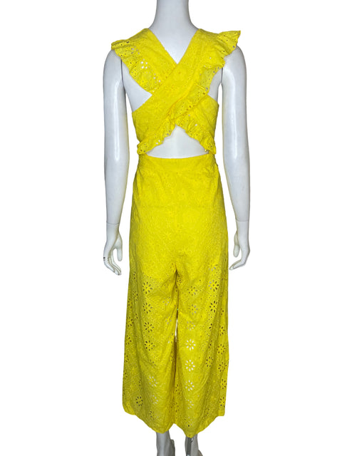 Mono Alice Mccall de Algodón Cuello v Troquelado Amarillo - Talla 6