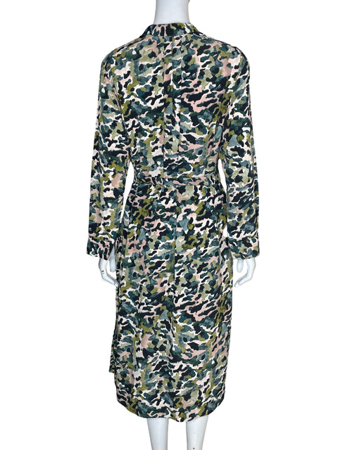 Vestido Mango Estampado Animal print Verde - Talla M