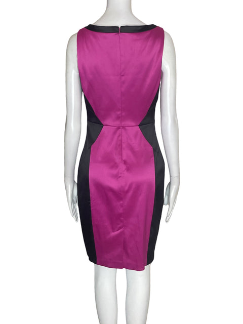 Vestido Sangria Ajustado Sin mangas Morado - Talla 4