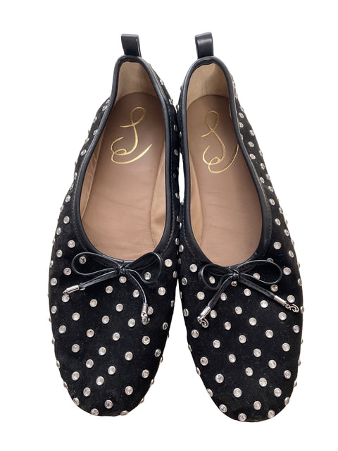 Bailarinas Sam Edelman Pedrería Negro - Talla 7.5