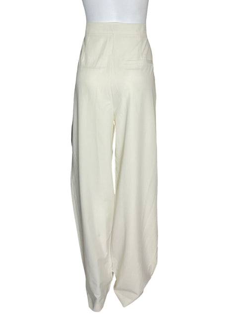 Pantalón Asos Recto Palazo Blanco - Talla 14