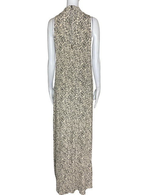 Vestido Shoulder Maxi Suelto Gris - Talla XL