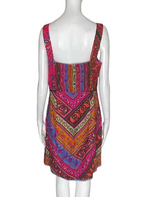 Vestido Farm Sin mangas Midi Rojo - Talla XL
