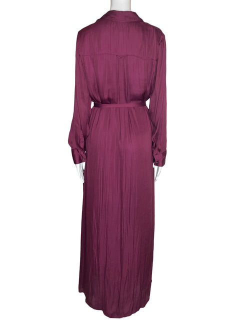 Vestido Banana Republic Suelto Manga larga Morado - Talla L