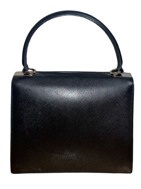 Cartera Salvatore Ferragamo Gancini Top Handle Negro - Talla U