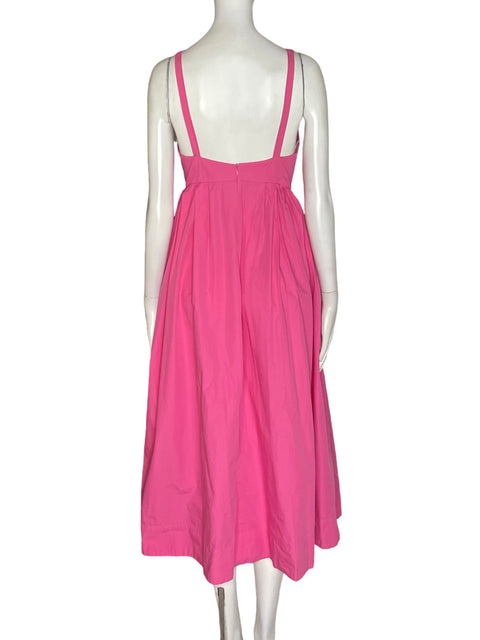 Vestido Zara Tiras Corte a Rosado - Talla XS