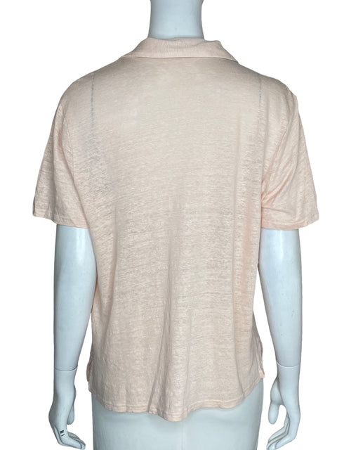 Blusa Banana Republic de Lino Cuello v Naranja - Talla M
