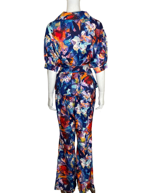 Conjunto Mulla Mangas abullonadas Estampado Azul - Talla L
