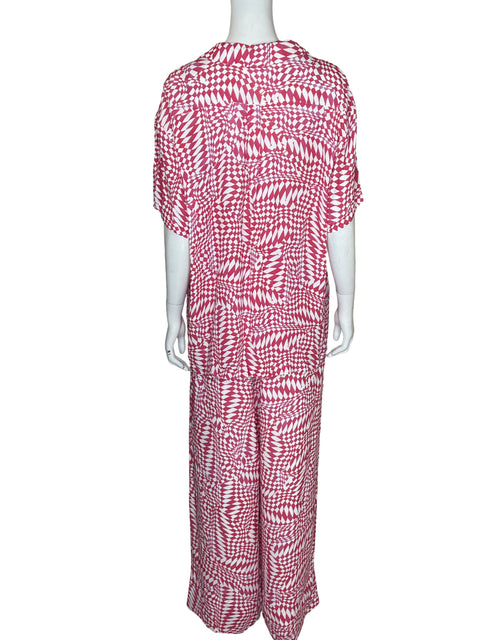 Conjunto Charlie Holiday de Viscosa Wide-leg Estampado Rosado - Talla L