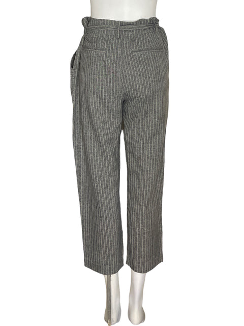 Pantalón Hyfve Rayas Botones Gris - Talla L