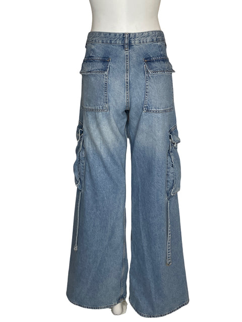 Jean Zara Cargo Azul - Talla 40