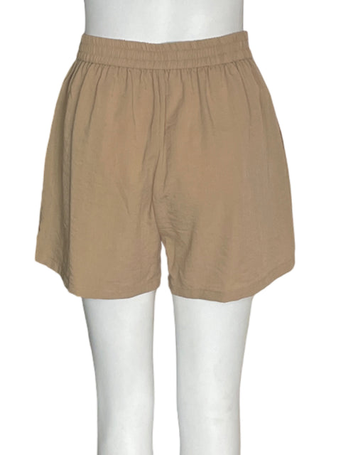 Short Tesoro Tps Liso Mini Beige - Talla S
