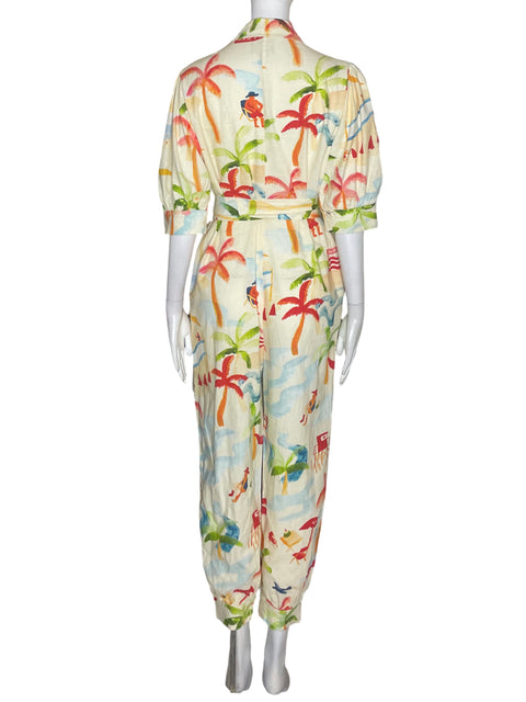 Mono Farm Estampado Fajon Naranja - Talla S