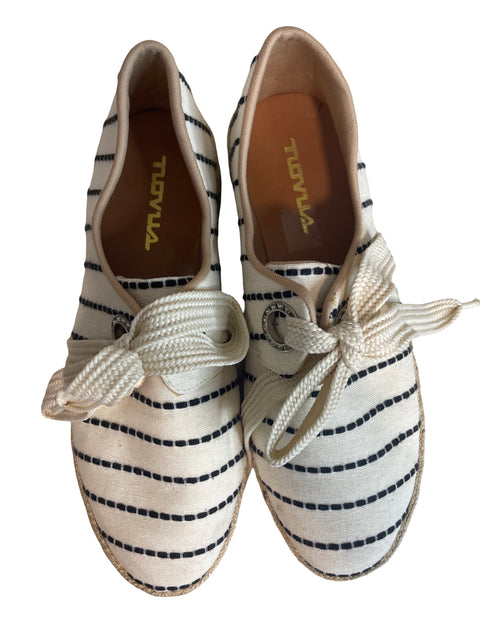 Zapatilla Novus Texturizado Plataforma Beige - Talla 9