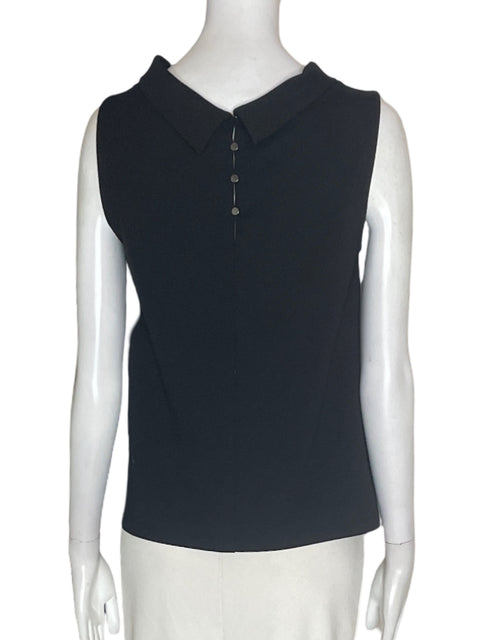 Blusa Banana Republic Sin mangas Suelto Negro - Talla S