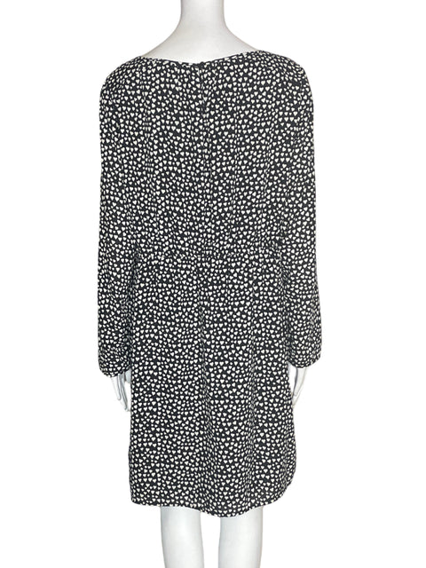 Vestido Mercantile Manga larga Midi Negro - Talla 14