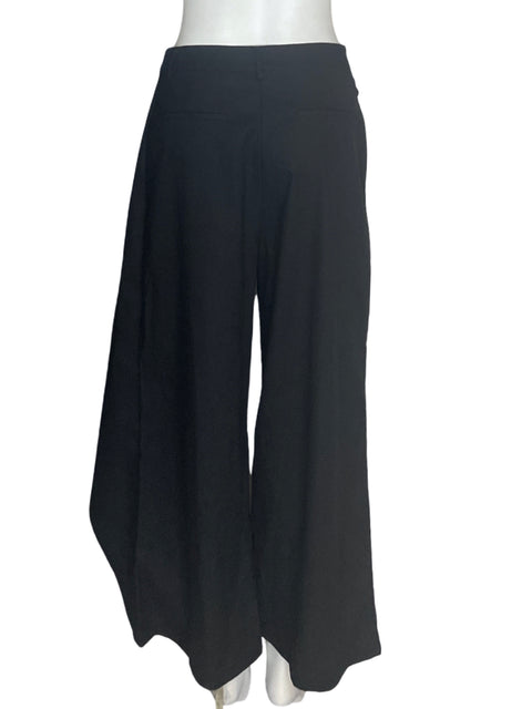 Pantalón Endless Blu Liso Palazo Negro - Talla M