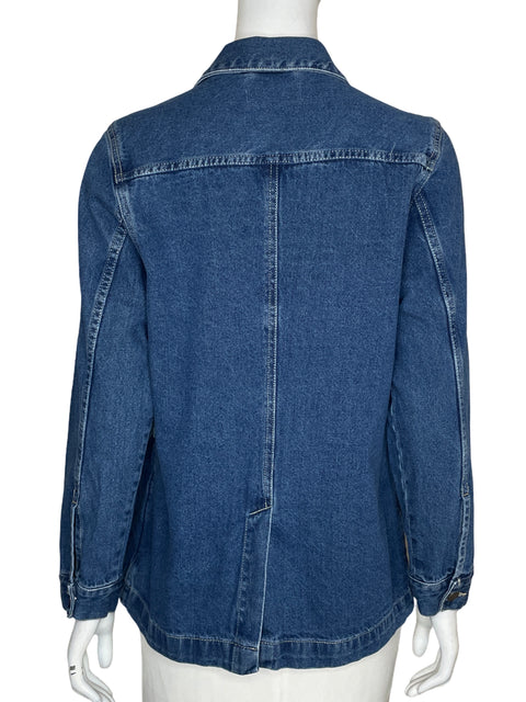 Chaqueta Padova de Algodón Jean Azul - Talla U
