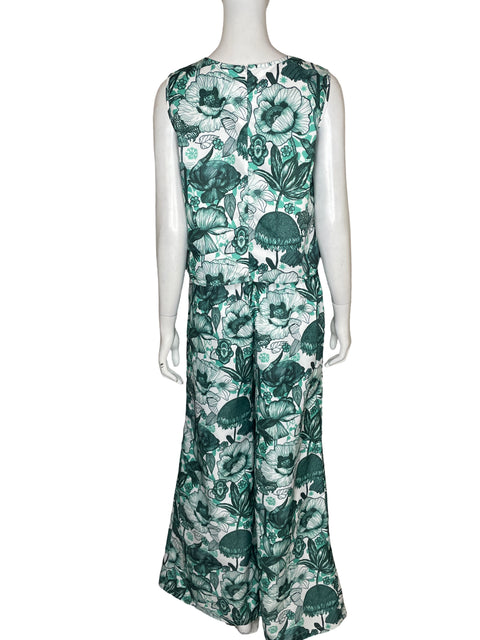 Conjunto Mulla Wide-leg Estampado Verde - Talla L