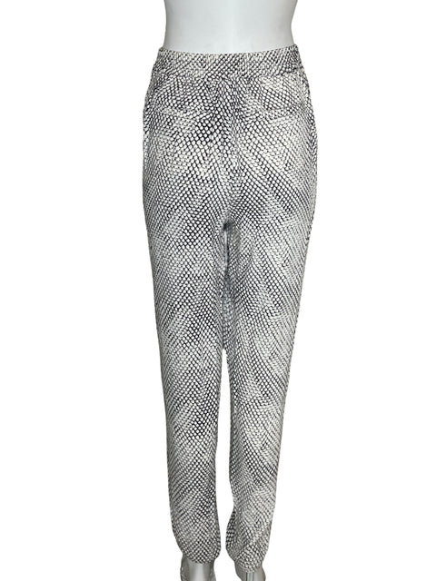 Jogger Michael Kors de Viscosa Estampado Gris - Talla M