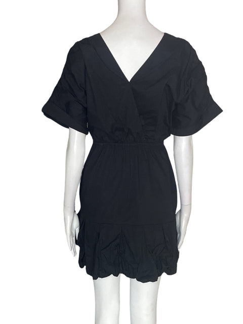Vestido Padova Manga corta Mini Negro - Talla XS