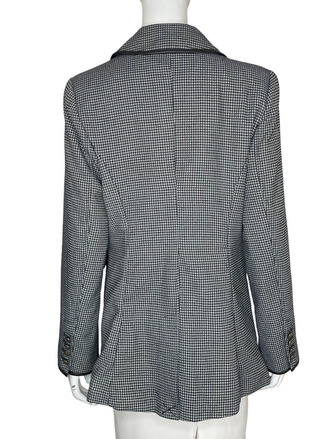 Blazer Sam Edelman Estampado Pedrería Gris - Talla XL