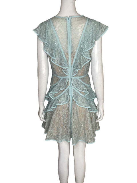 Vestido Bcbg Encaje floral Azul - Talla 10