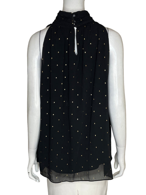 Blusa Vince Camuto Halter Negro - Talla M