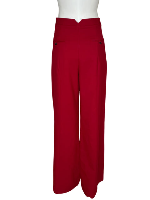 Pantalón Zara Wide-leg Rojo - Talla L
