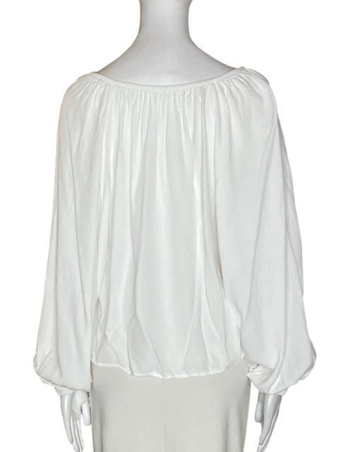 Blusa Pink Filosofy Liso Manga larga Blanco - Talla XS