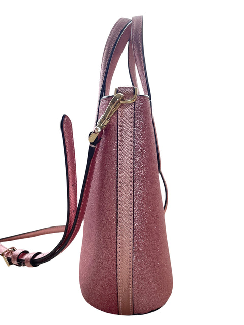 Cartera Kate Spade Glimmer small satchel Rosado - Talla U