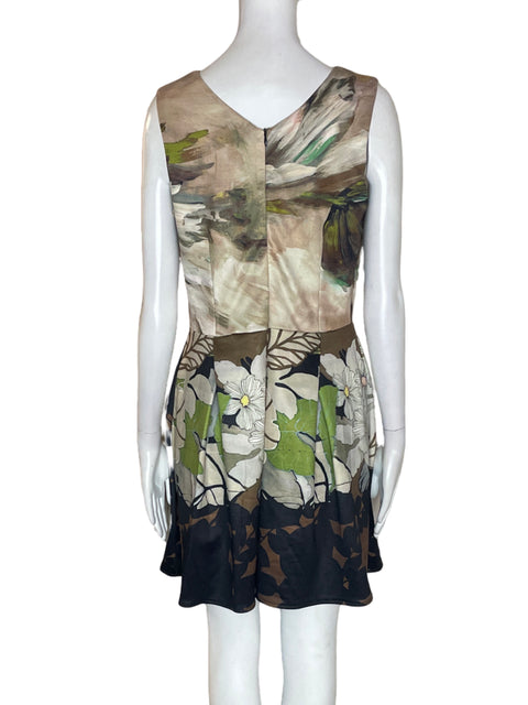 Vestido Adore Estampado Sin mangas Marrón - Talla M