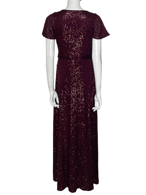 Vestido De Fiesta Phase Eight Lentejuelas Rojo - Talla 12
