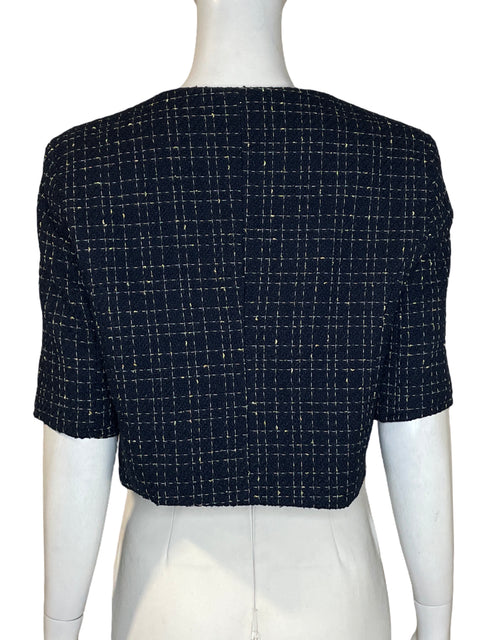 Blusa O-ri Cropedd Azul - Talla M